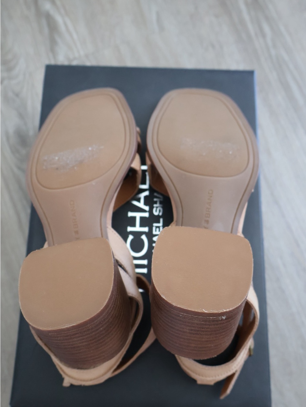 Lucky Brand Block Heel Strappy Sandal in Tan - Women's 6.5 - Picture 7 of 7